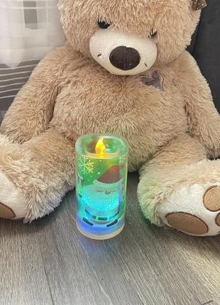 Новогодняя свеча на батарейках