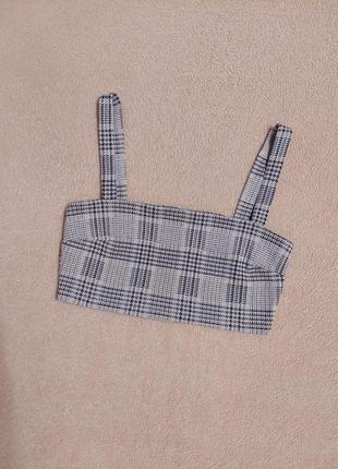 Топ в клеточку топик в клетку pull&bear