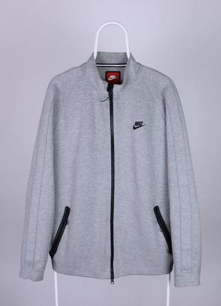Nike tech кофта мужская л хл серая