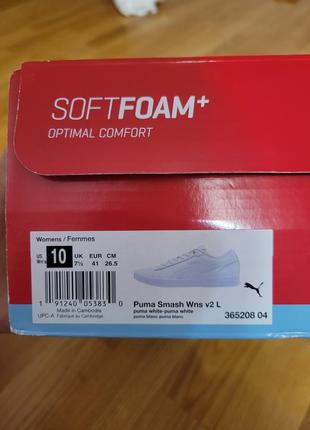 Жіночі кросівки, кеди, снікерси puma smash wns v2 l 365208 048 фото