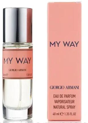 My way парфюмированная вода женская 40 мл (320)