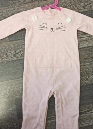 Флисовый человечек carter's 80-86 см