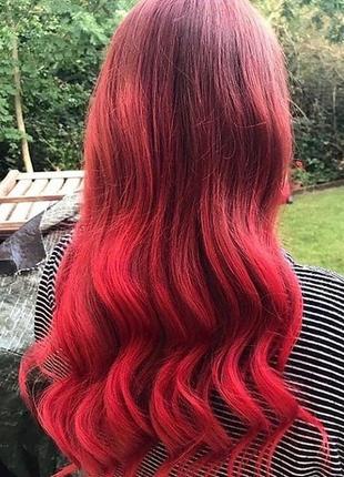 Червона фарба для волосся vermillion red dicrections (британія)