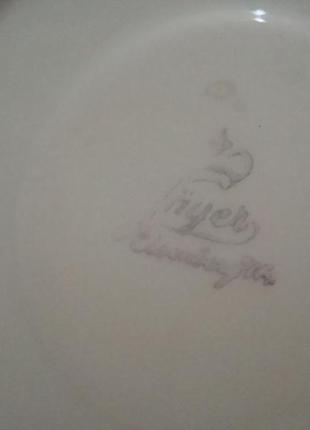 Блюдца набор 2 шт фарфор германия №ст123