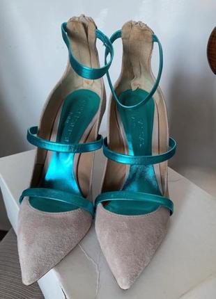 Мешти шкіряні на шпильці juli pascal туфлі3 фото