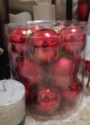 Елочные шары xmas bambles стекло