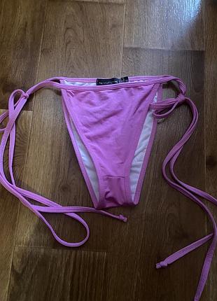 Купальник з   плавки бікіні високі на довгих зав’язках prettylittlething