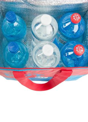 Термосумка, сумка-холодильник 32х20х35 см 22 л sannen cooler bag красно-синяя dt42445 фото