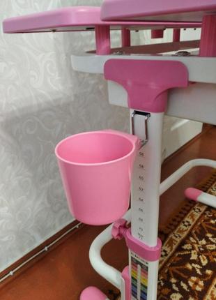 Растущая парта для девочки fundesk lavoro l pink