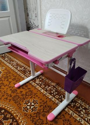 Растущая парта для девочки fundesk lavoro l pink