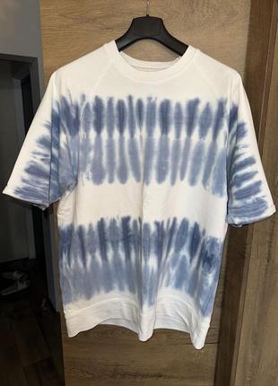 Цупка біла футболка tie&amp;dye reserved