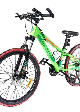 Велосипед spark tracker junior (колеса — 24", алюмінієва рама — 11")5 фото
