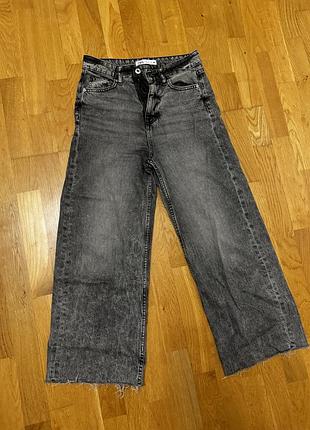 Джинсы кюлоты от zara