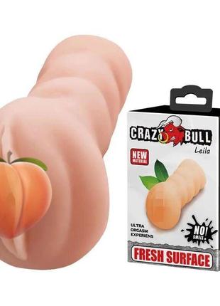 Мастурбатор-вагіна з кібершкіри crazy bull leila