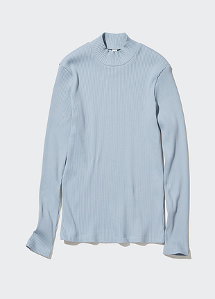 Uniqlo лонгслив в рубчик