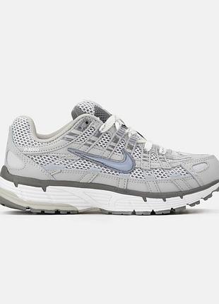 Брендові жіночі кросівки nike p6000 white silver black * pinapd