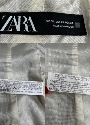 Пиджак zara, жакет, твидовый пиджак9 фото