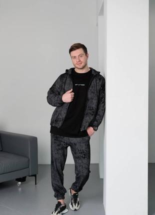 ‼️не кошлатиться‼️теплі парні костюм тринитка пеньє з капюшоном на осінь, жіночий спортивний костюм, чоловічий спортивний костюм, 1708 фото