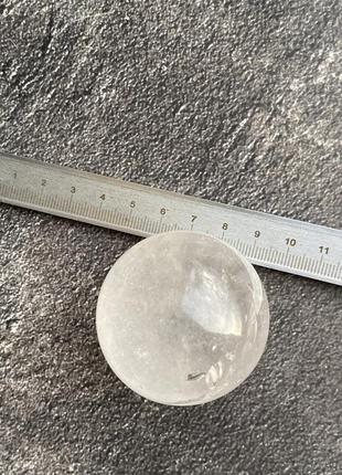 Куля сфера гірський кришталь натуральний сфера куля шар з гірського кришталю 48 мм5 фото