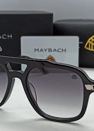 Maybach чоловічі сонцезахисні окуляри чорні лінзи сірий градієнт