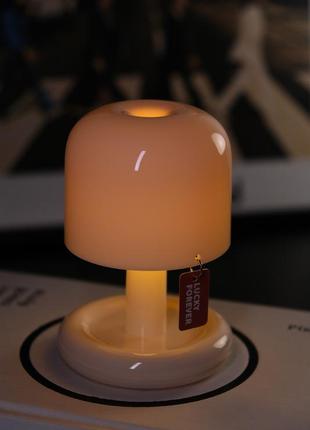 Міні нічник / лампа / гриб / грибок / з аккумулятор