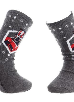 Шкарпетки marvel buste + damier de points сірий діт 35-38 арт 83895348-8
