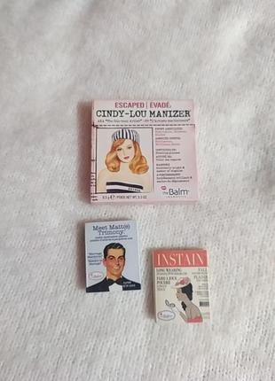 The balm cindy-lou manizer highlighter shimmer shadow еще баллы сэнди лу хайлайтер румяна
