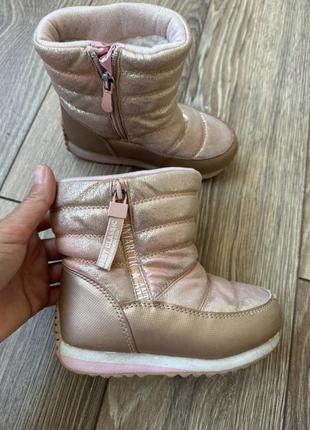 Зимові чобітки, дутики на овчині 27 р.