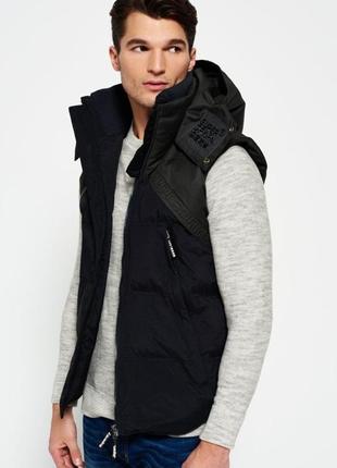 Чоловіча жилетка жилет superdry wind hybrid gilet. нова, оригінал!