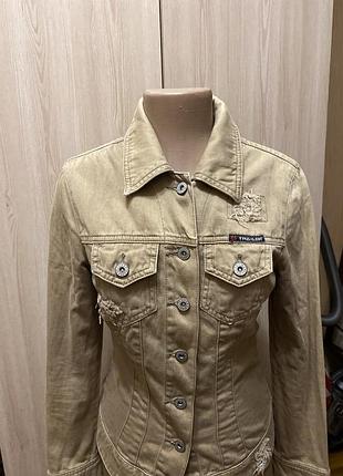 Стильна котоновий жакет під джинсовку s