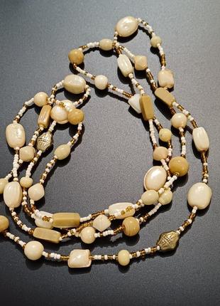 Ожерелье стекло винтаж