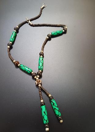 Ожерелье кость винтаж