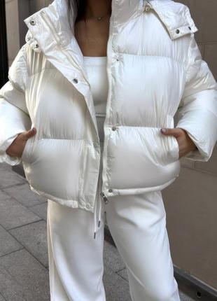 Перламутрова куртка oversize