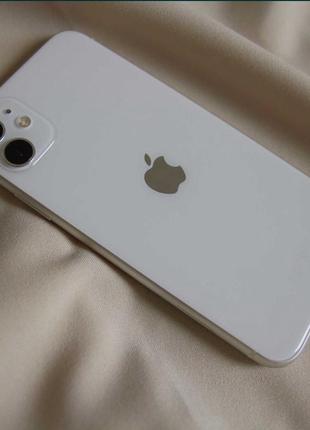 Телефон. білий iphone 11 64gb neverlock в ідеалі apple