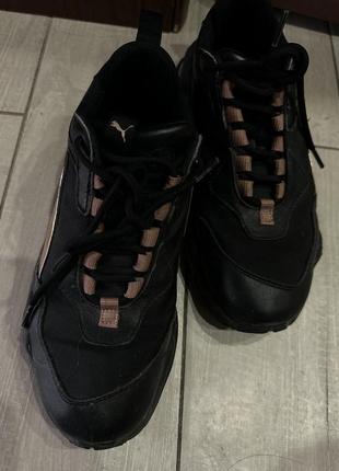 Кроссовки кожаные puma