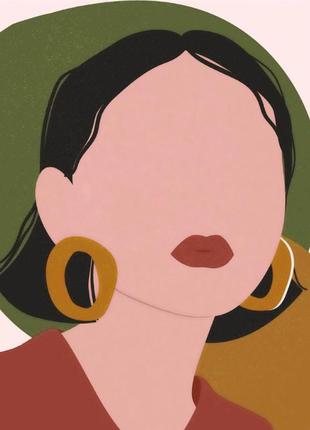 Картина за номерами brushme 48x60см "триптих лінії стилю 3" bs52429l