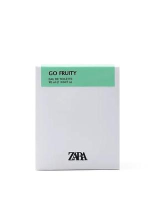 Новая женская парфюмированная туалетная вода парфюма для женщин зара zara go fruity parfum 90 ml