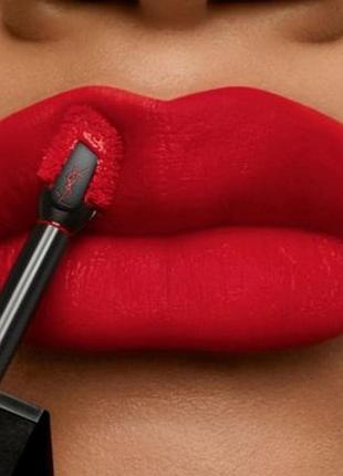 Жидкая матовая помада для губ yves saint laurent totouage couture velvet cream 205...
