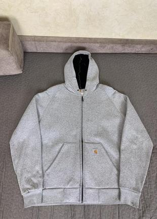 Оригинальное утепленное зип-худи carhartt