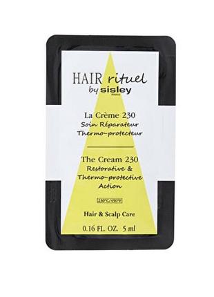 Термозахист для волосся крем hair rituel by sisley the cream 230 5 мл