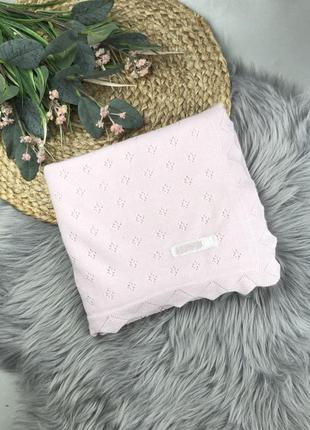 Рожевий ажурний плед