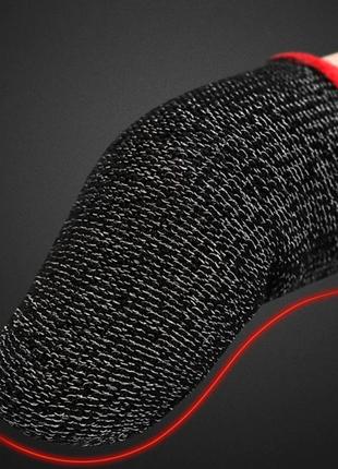 Игровые напальчники для игр на телефоне, смартфоне heon-f1r 1 пара мобильные напальчники для сенсорных экранов7 фото