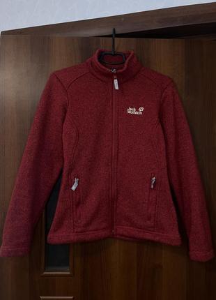 Флисова кофта jack wolfskin