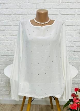 Блузка блуза длинный рукав р 48-50