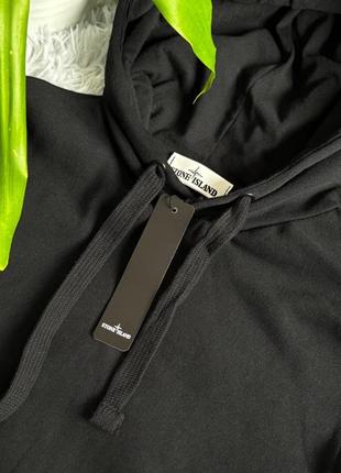Худі stone island чорний2 фото