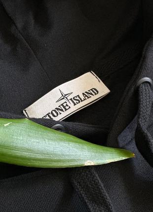 Худі stone island чорний3 фото