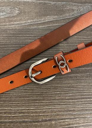 Кожаный женский ремень