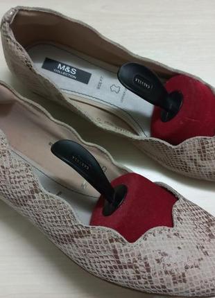 Туфли кожаные осень-весна жен.42р. m&s collection индии