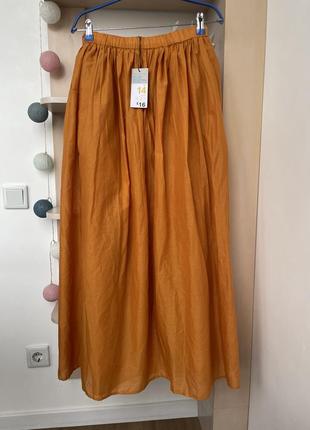 Обʼємна бавовняна спідниця primark