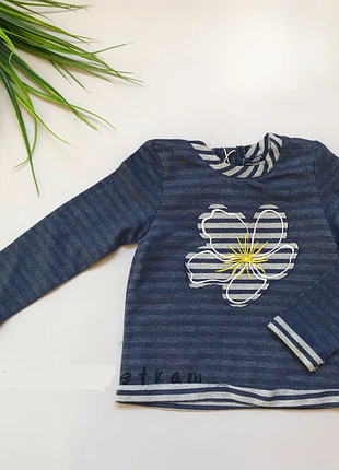 Футболка детская с длинным рукавом для девочки тм бемби фб745